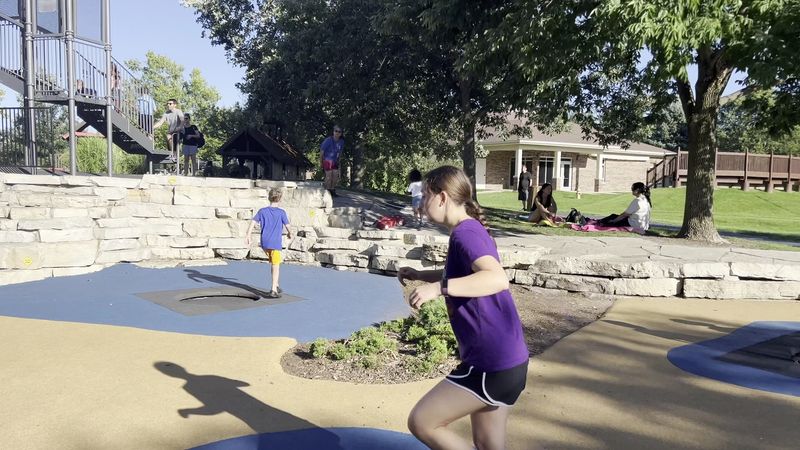 Splash pad and hands-on water play