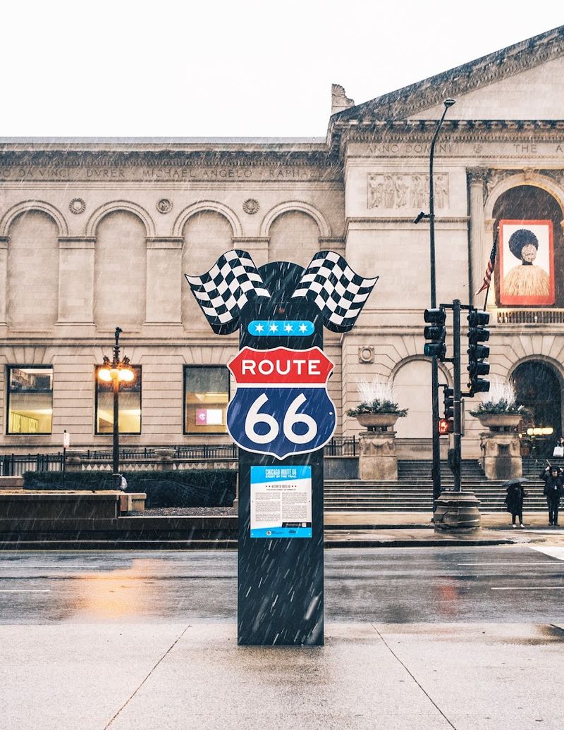 Begin Where Route 66 Begins In Chicago
