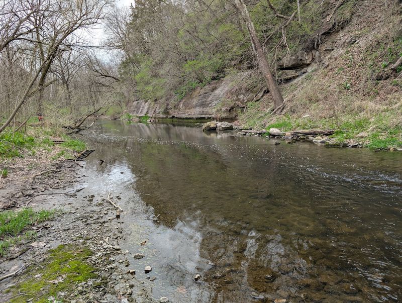 Springs and Franklin Creek shape the sheltered corridor Springs and Franklin Creek shape the sheltered corridor
