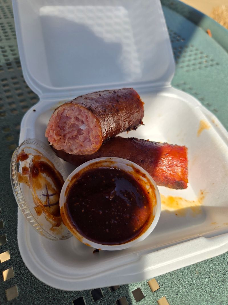 Smoked Sausage With Surprisingly Mild Hot Sauce