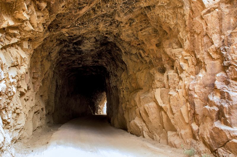 Squeeze Through Single-Lane Tunnels Carved Right Into the Mountain