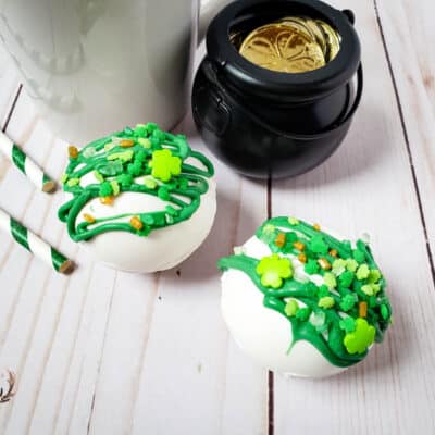 St. Patrick's Hot Cocoa Bombs
