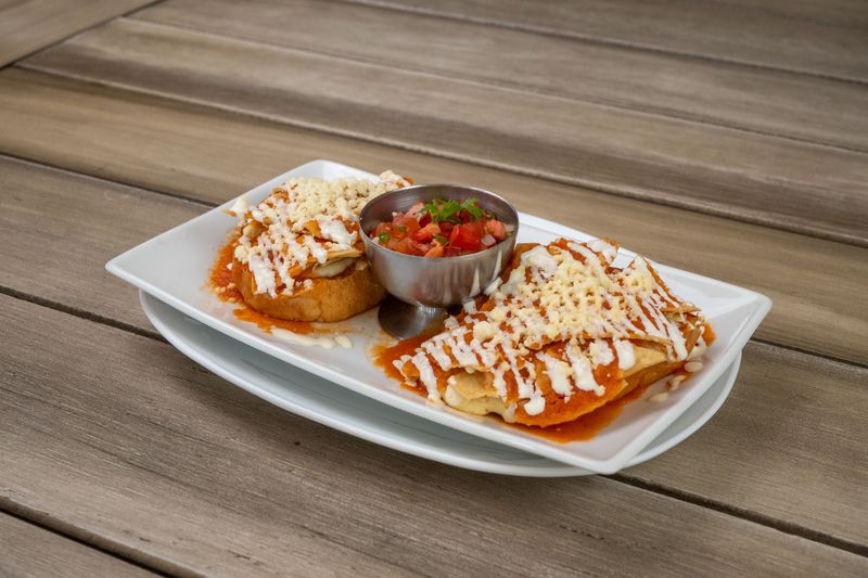 Stacked Red Chile Enchiladas Stacked Red Chile Enchiladas
