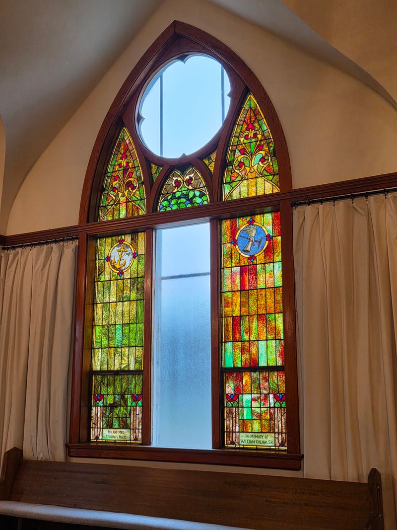 Stained Glass, Stenciled Floors, And Pews You Can Actually Sit In