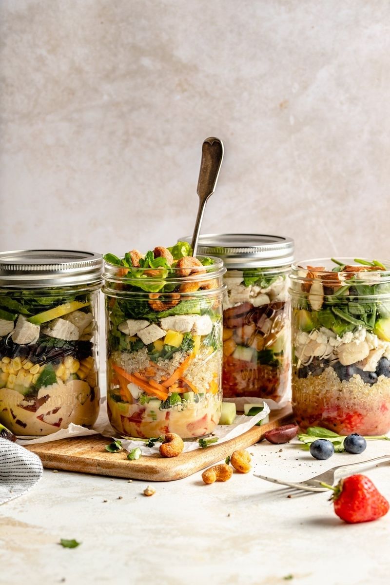 Freezer-Burned TV Dinner vs. Mason Jar Salad