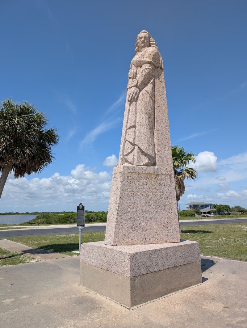 Stand Beside A Giant Statue Of A Famous Explorer Stand Beside A Giant Statue Of A Famous Explorer