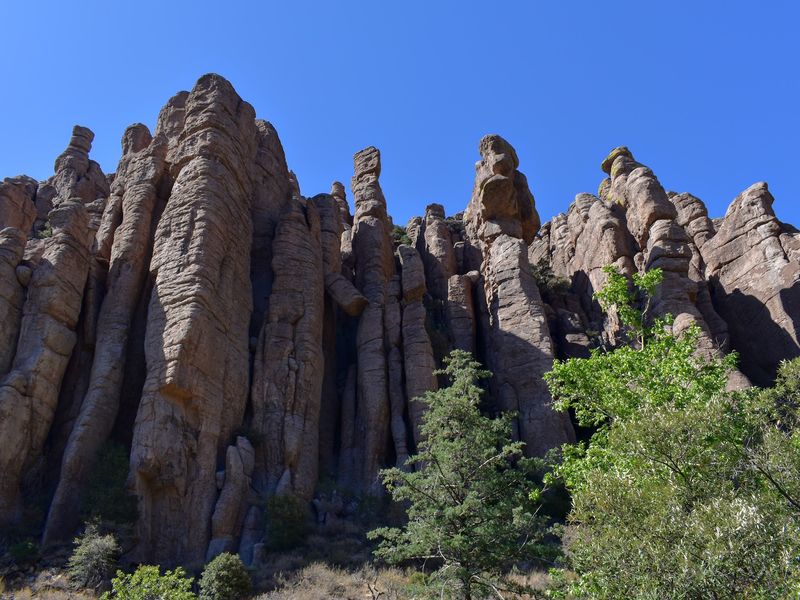 Standing-Up Rocks Born From an Ancient Eruption