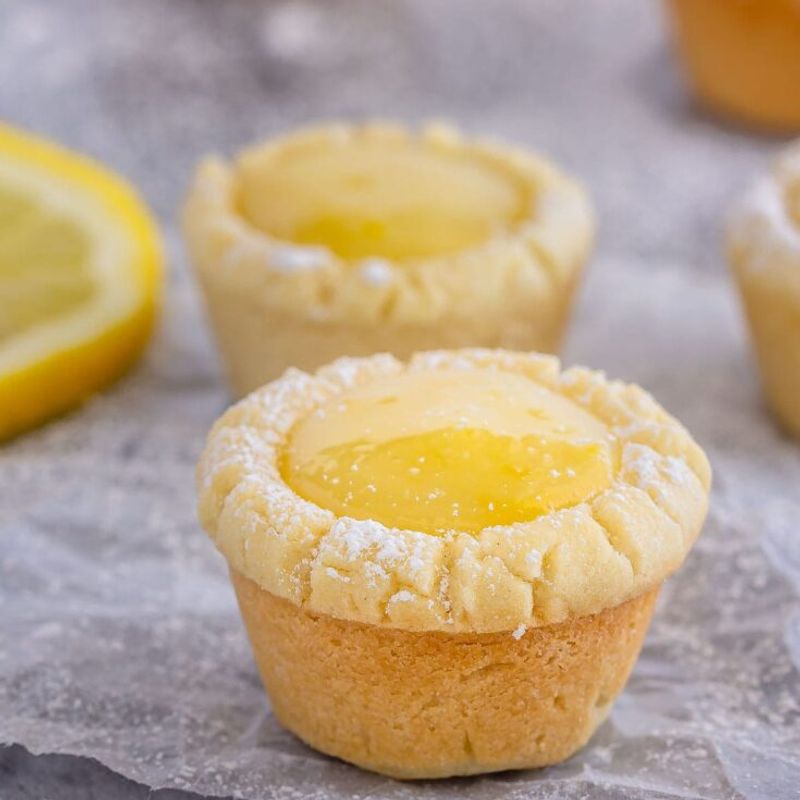 Lemonade Cookie Cups