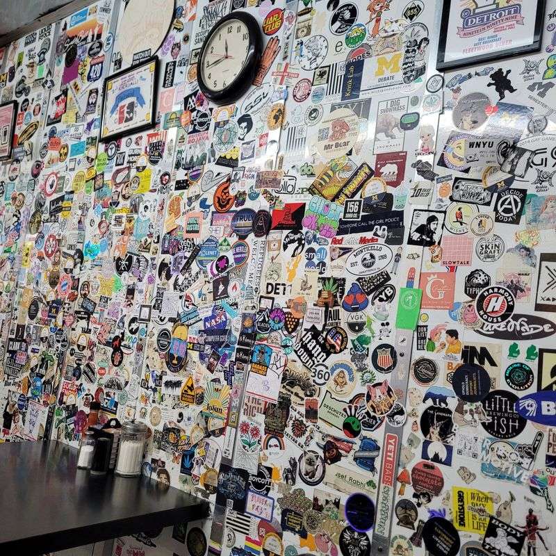 Respect The Sticker Wall, Claim Your Spot