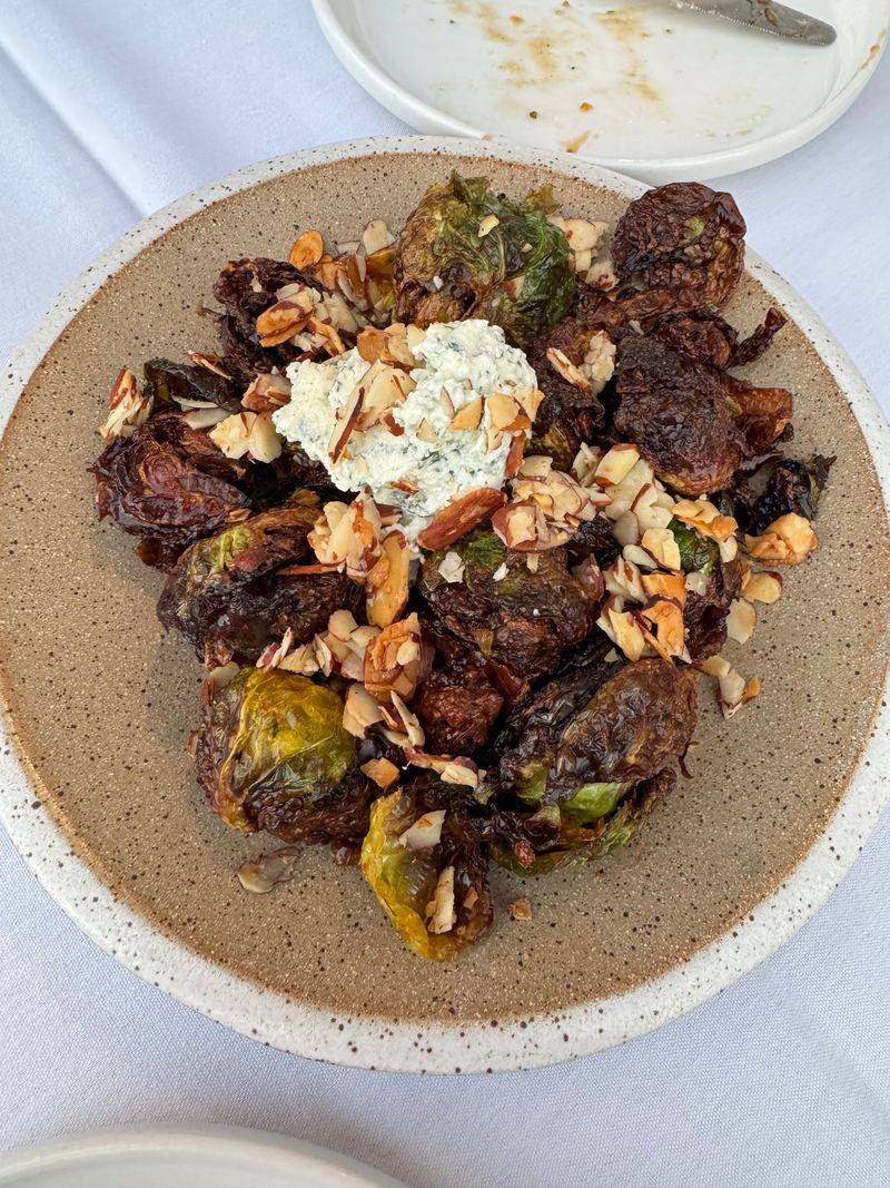 Brussel Sprouts With Pumpkin And Whipped Ricotta