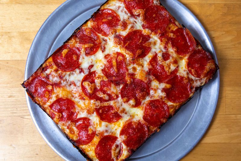 Start with the square pie