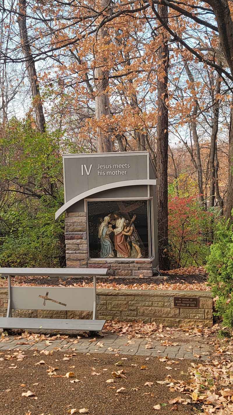 Stations Of The Cross Among The Pines