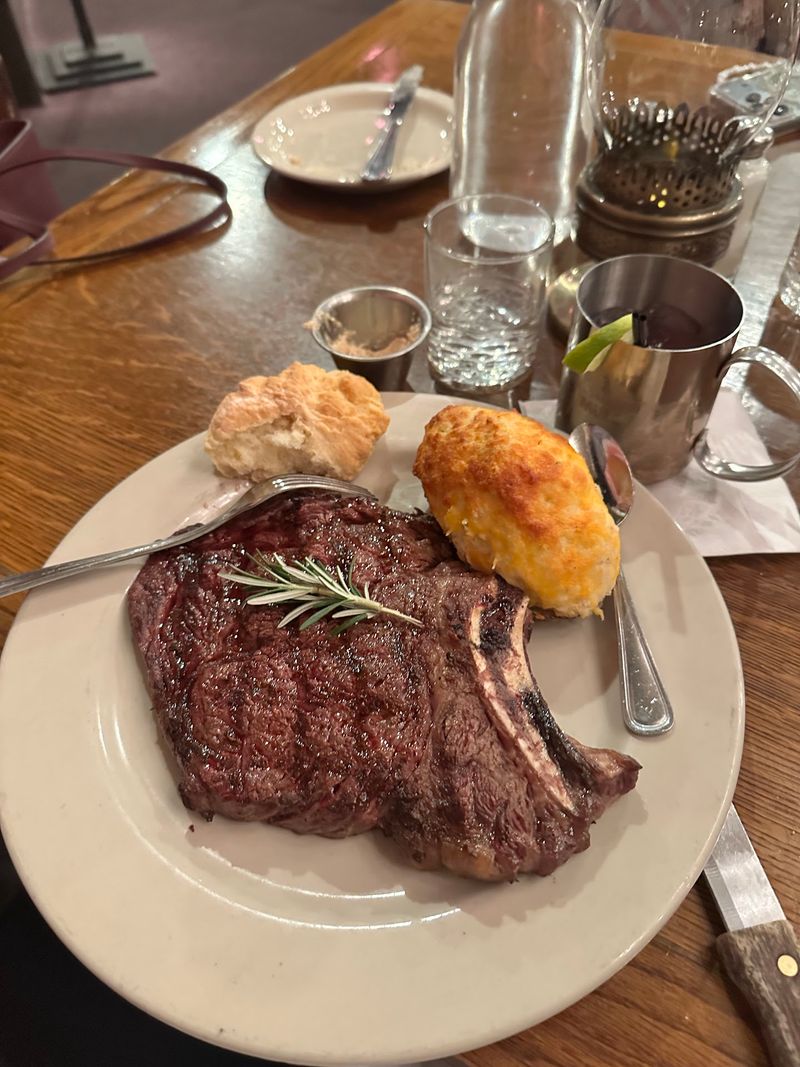 Steaks Cut by Hand and Grilled Over Oak