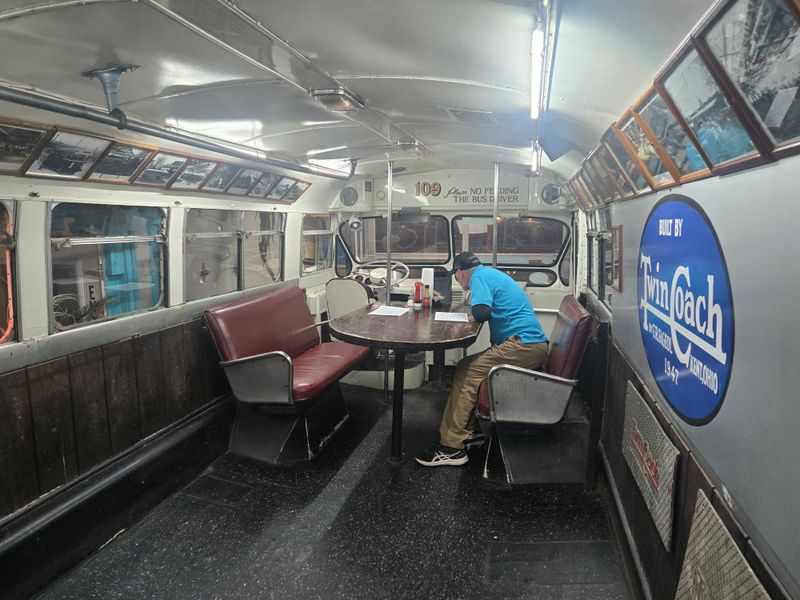 Buses, Boats, And Shacks For Seating