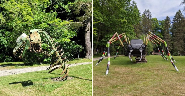 Step Into This Pennsylvania Junkyard Playground Filled With Massive Art And Surreal Discoveries