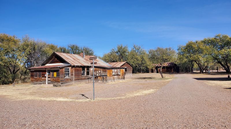 Stone Foundations And Small Homes Along Railroad Avenue