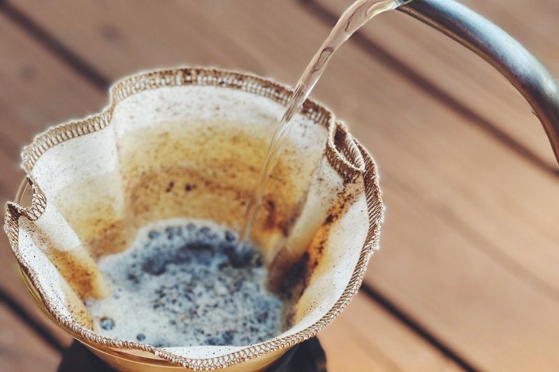 Bloom Your Coffee Grounds