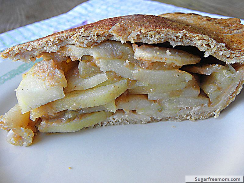Sugar-free apple pie