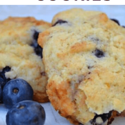 blueberry almond cookies