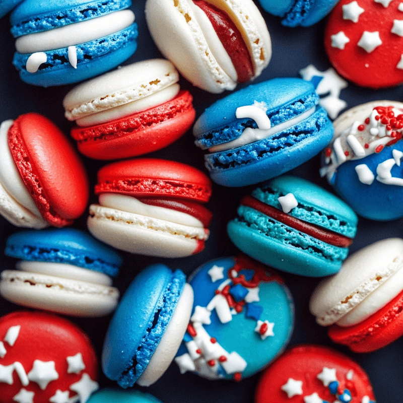 Patriotic Macarons