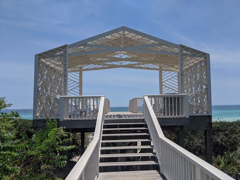 Striking Beach Pavilions That Frame The Gulf