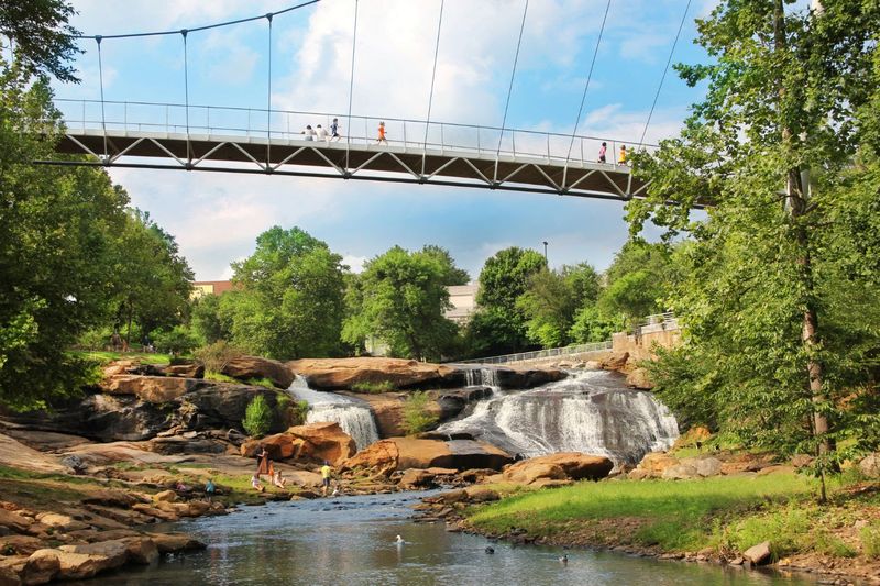 Stroll Downtown Magic At Falls Park On The Reedy