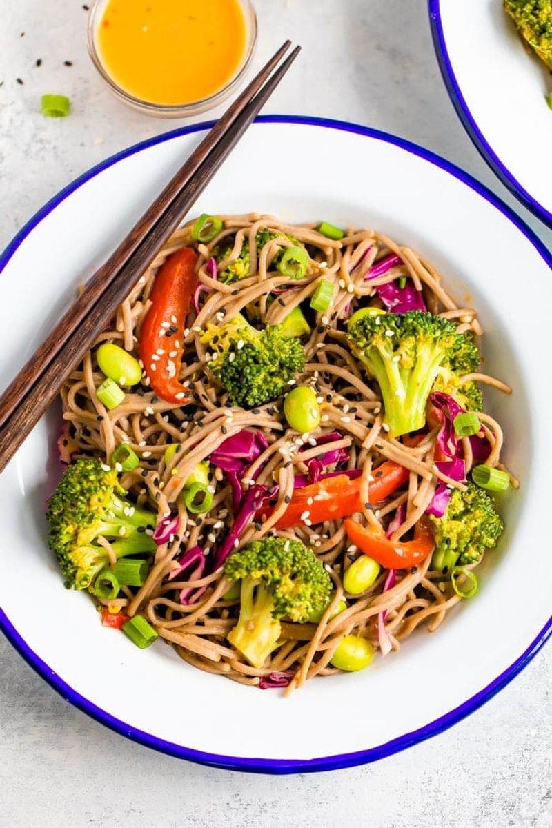 Soba Noodle Salad with Edamame