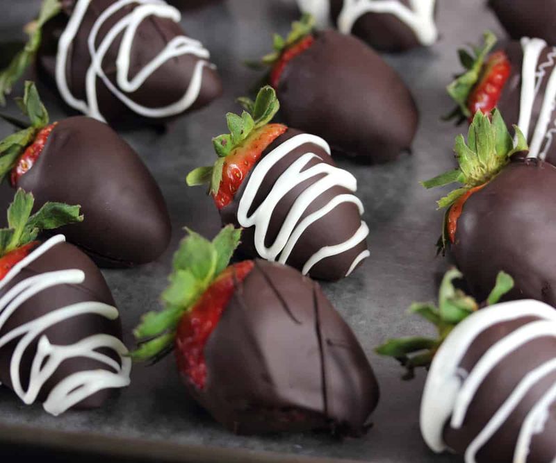 Dark Chocolate Covered Strawberries