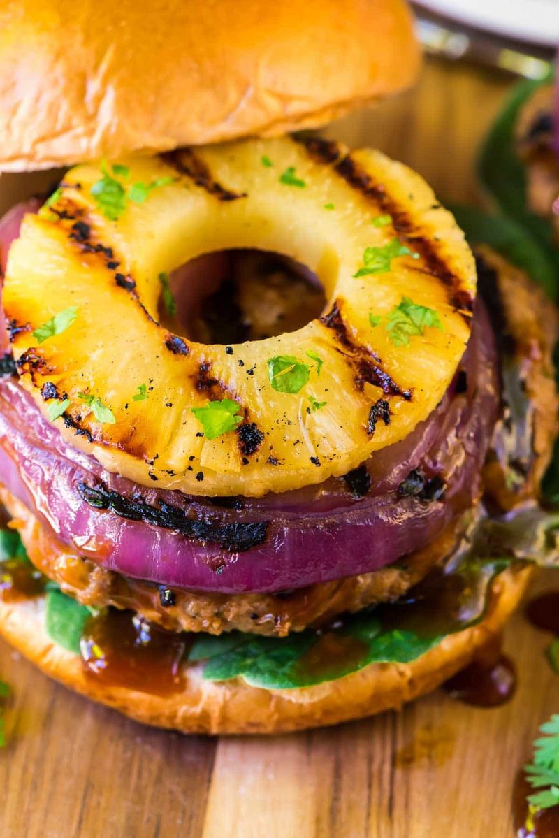 Pineapple Teriyaki Burgers