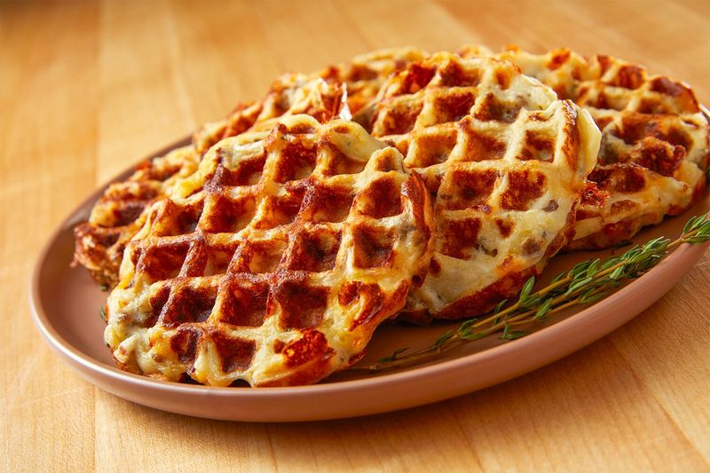 Mashed Potato Waffles