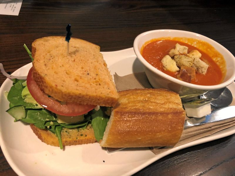 Panera Bread Mediterranean Veggie Sandwich