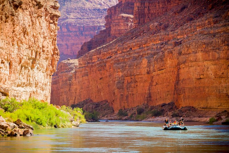 White-Water Rafting Through The Grand Canyon
