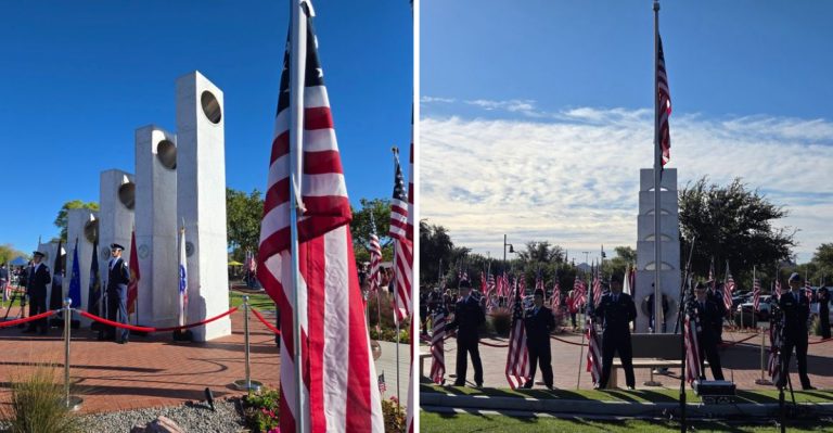 Sunlight Transforms This Arizona Memorial Into A Powerful Work Of Art