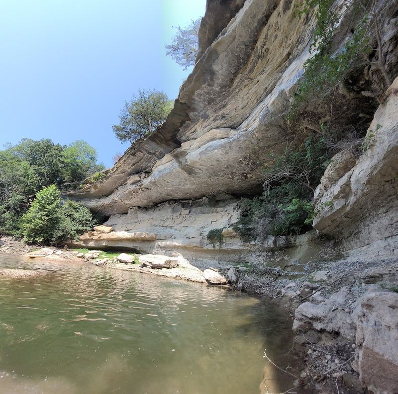 Sunlit Cliffs And Clear Ozark Water