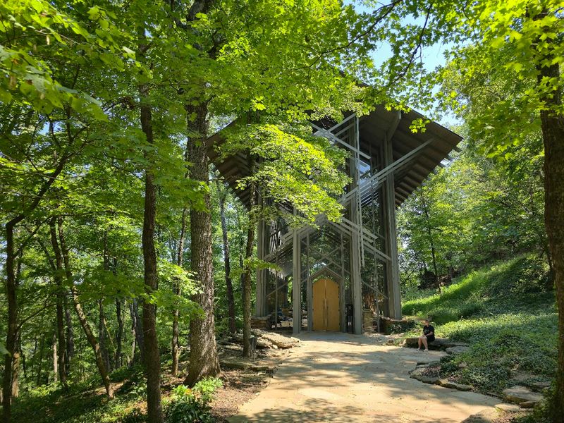 Architecture Rising Into The Trees