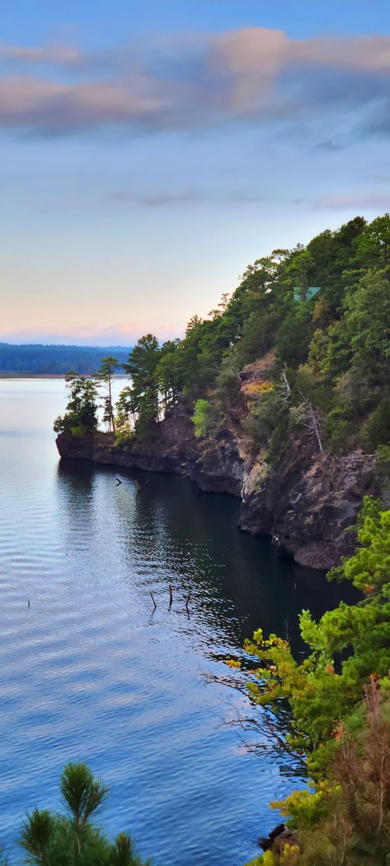 Sunset Light Spilling Across The Lake