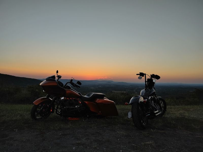 Sunset Over The Ozark Ridges