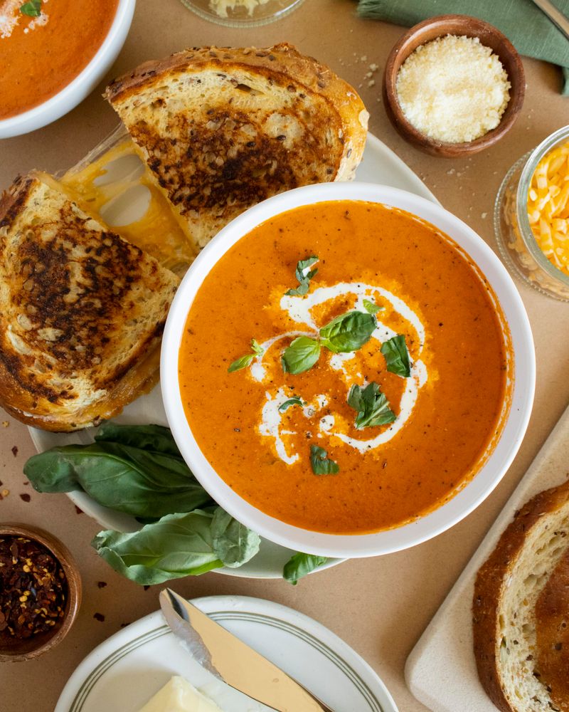 Souped-Up Grilled Cheese