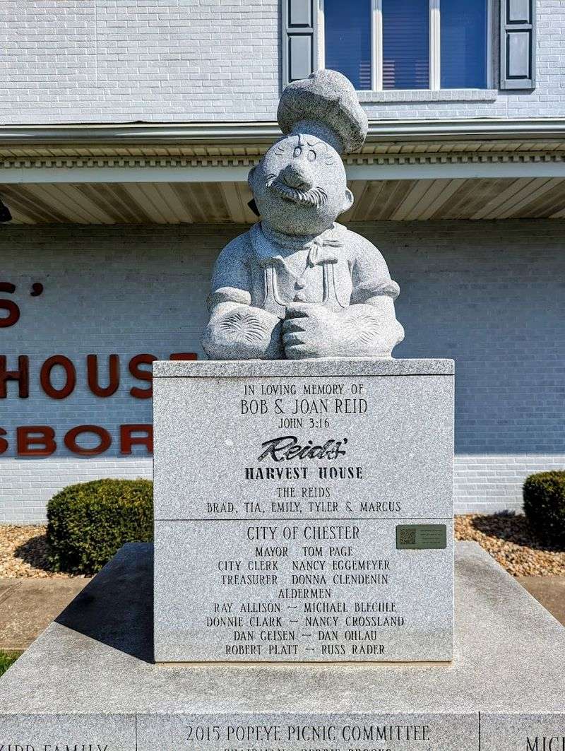 Chester's Popeye Statues Trail, Chester, Illinois