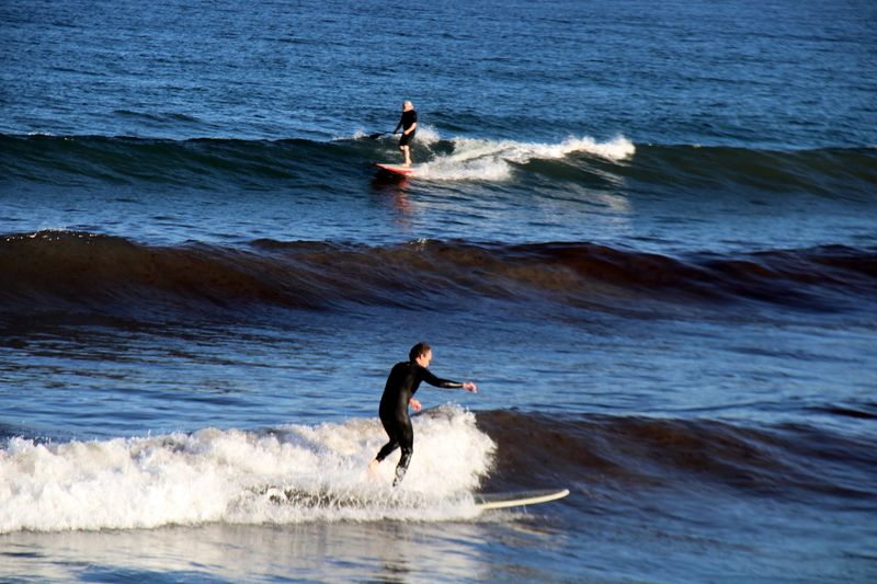 Surf's Up In The Chilly Atlantic