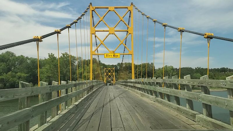 Suspension Lines In The Ozark Light
