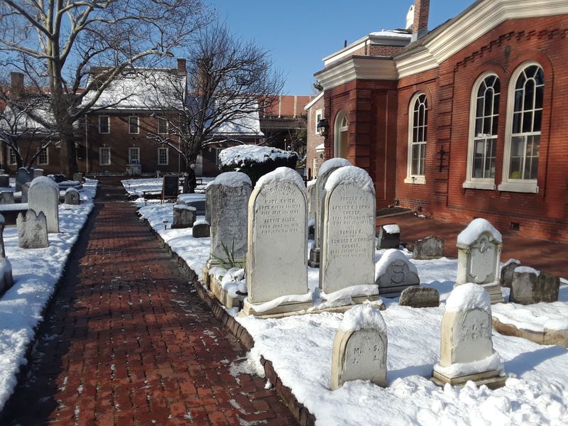 Historic Graveyard with Colonial Era Burials