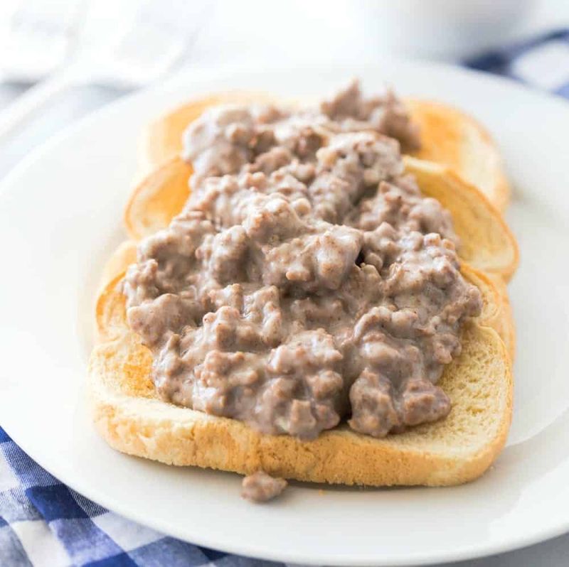 SOS (Creamed Beef on Toast)