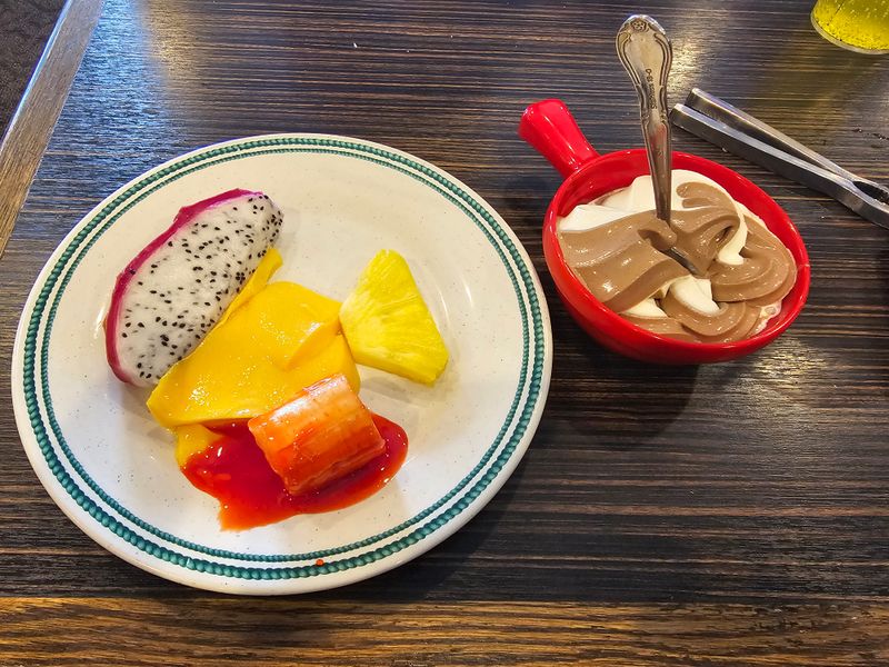 Dessert Station With Chocolate Fountain Finale