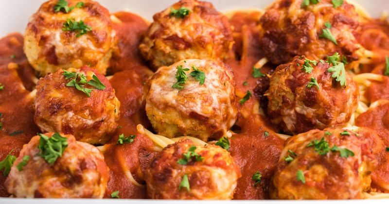 Chicken Parmesan Meatballs