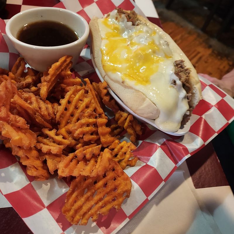 Sweet Potato Fries and Sky-High Onion Rings