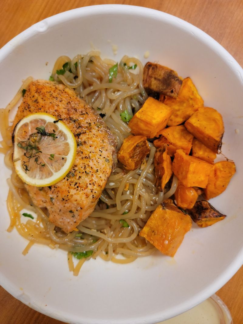 Sweet Potato Noodles And Roasted Sweet Potatoes