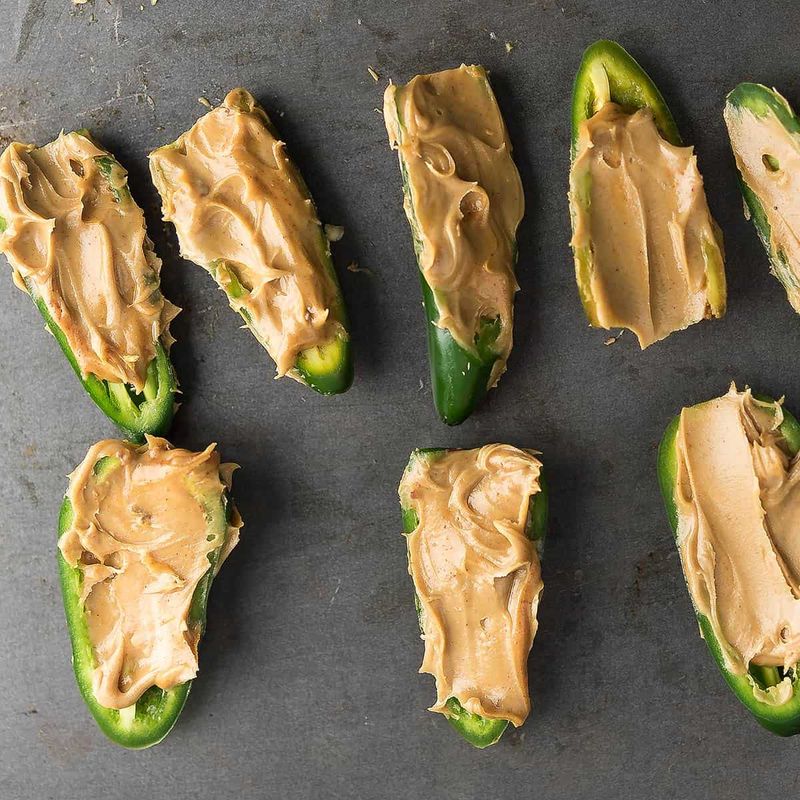 Jalapeños Stuffed with Peanut Butter