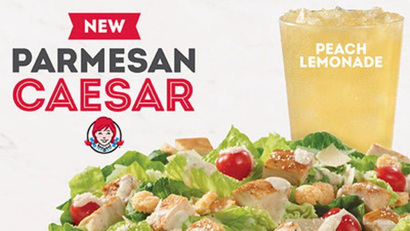 Wendy's Parmesan Caesar Chicken Salad (Half Size)