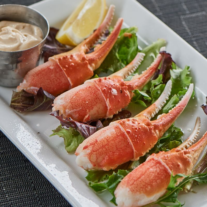 Shrimp Cocktail And Stone Crab Claws, Ice Cold